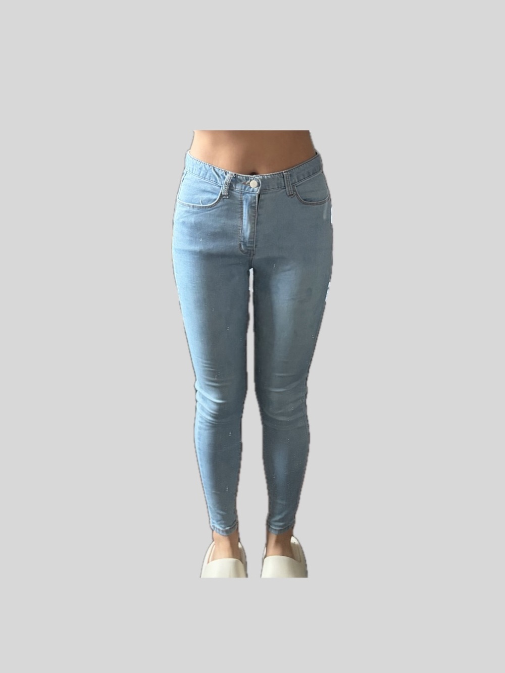 Korean light blue Skinny Jeans
